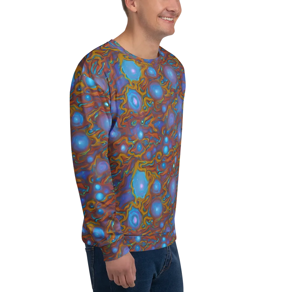 Sapphire Current on Sweatshirt — Right Front
