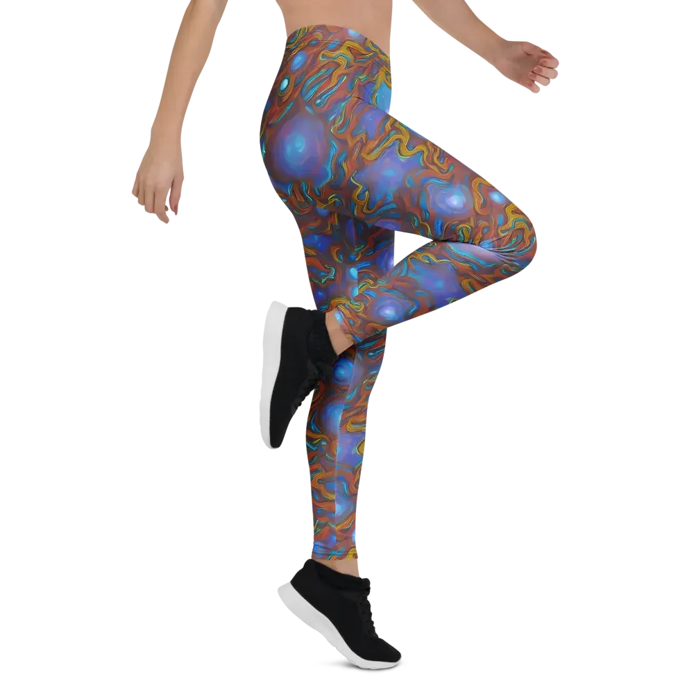 Sapphire Current on Leggings — Right