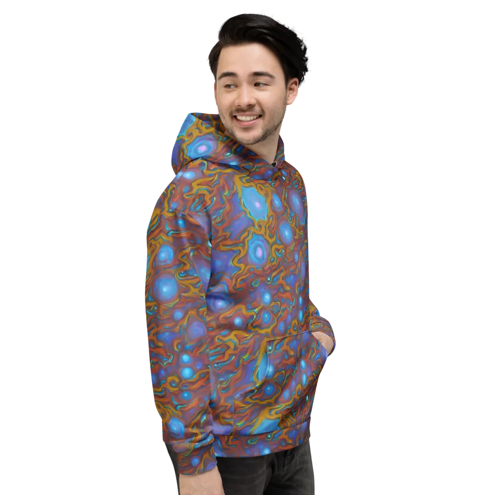 Sapphire Current on Hoodie — Right