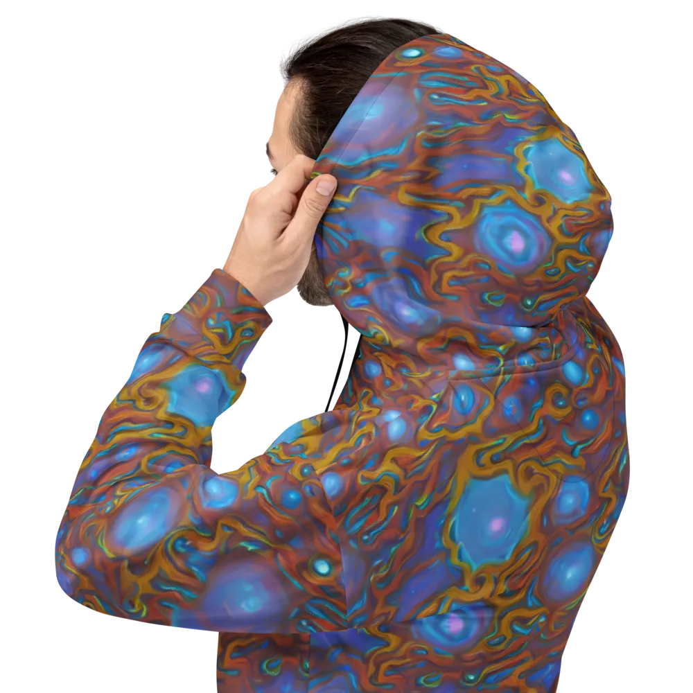 Sapphire Current on Hoodie — Back