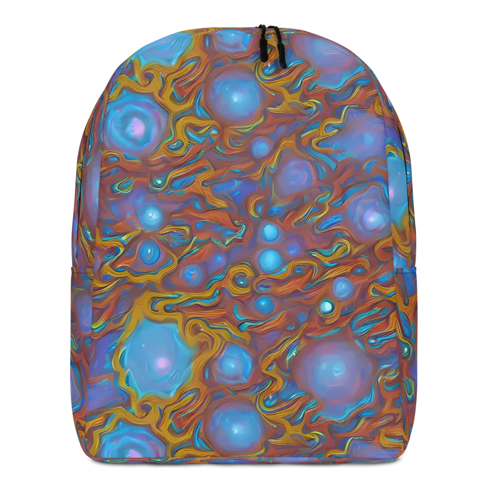 Sapphire Current on Minimalist Backpack — Front