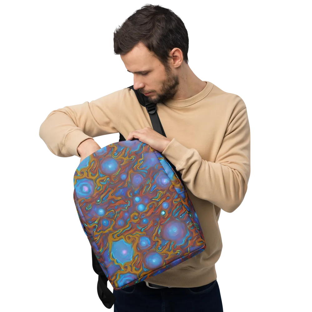 Sapphire Current on Minimalist Backpack — Front