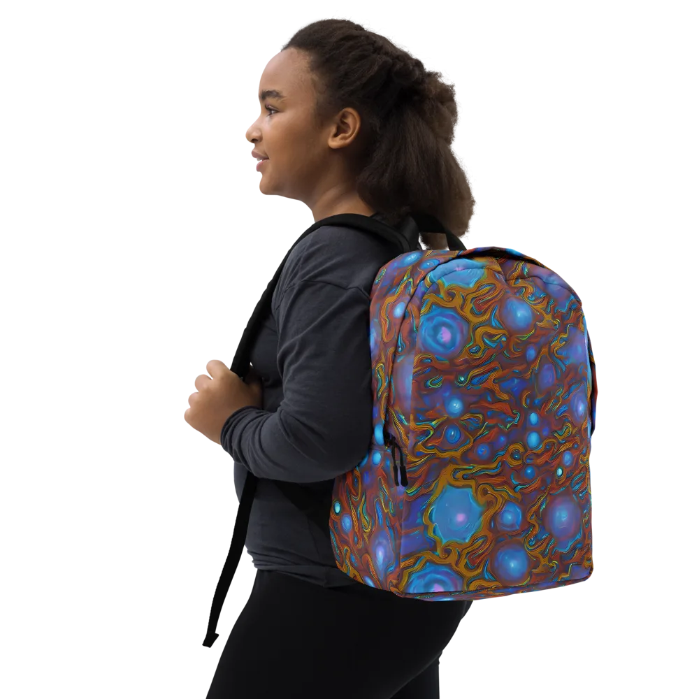 Sapphire Current on Minimalist Backpack — Right Front