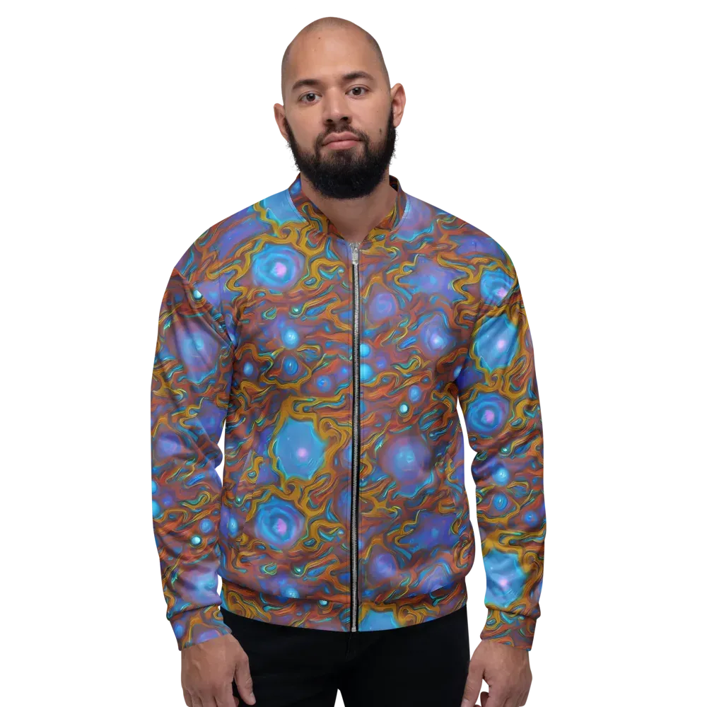 Sapphire Current on Bomber Jacket — Front