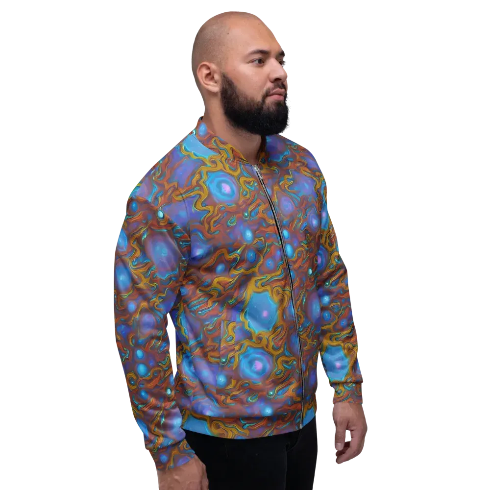 Sapphire Current on Bomber Jacket — Right