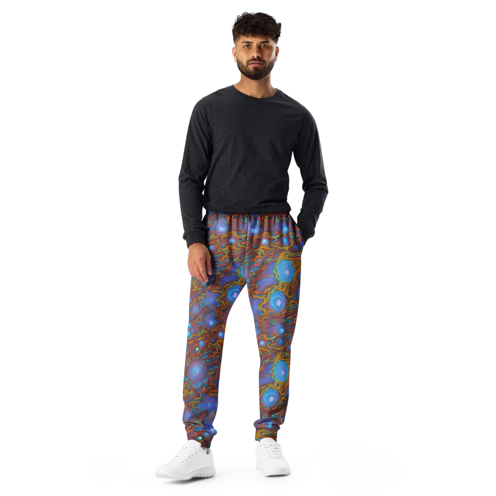 Sapphire Current on Men's Joggers — Front