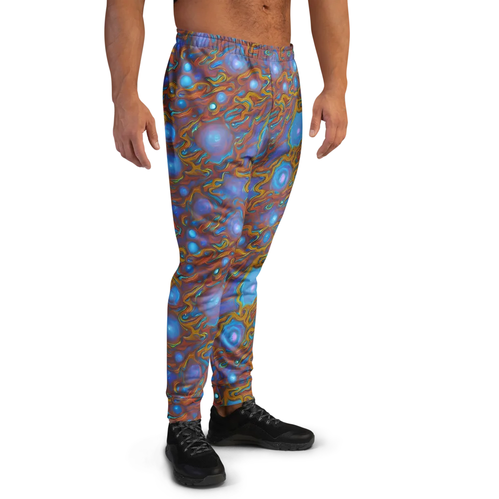 Sapphire Current on Men's Joggers — Right