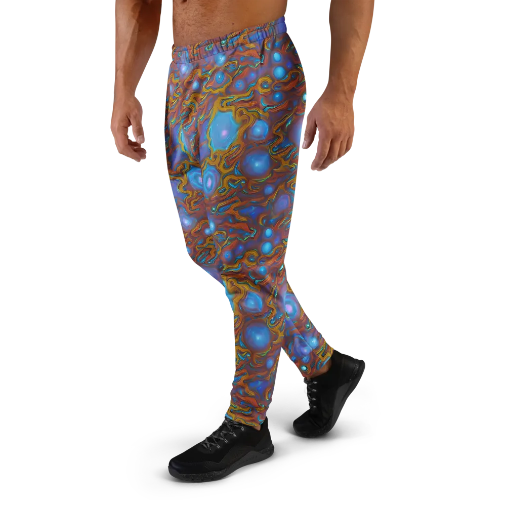 Sapphire Current on Men's Joggers — Left