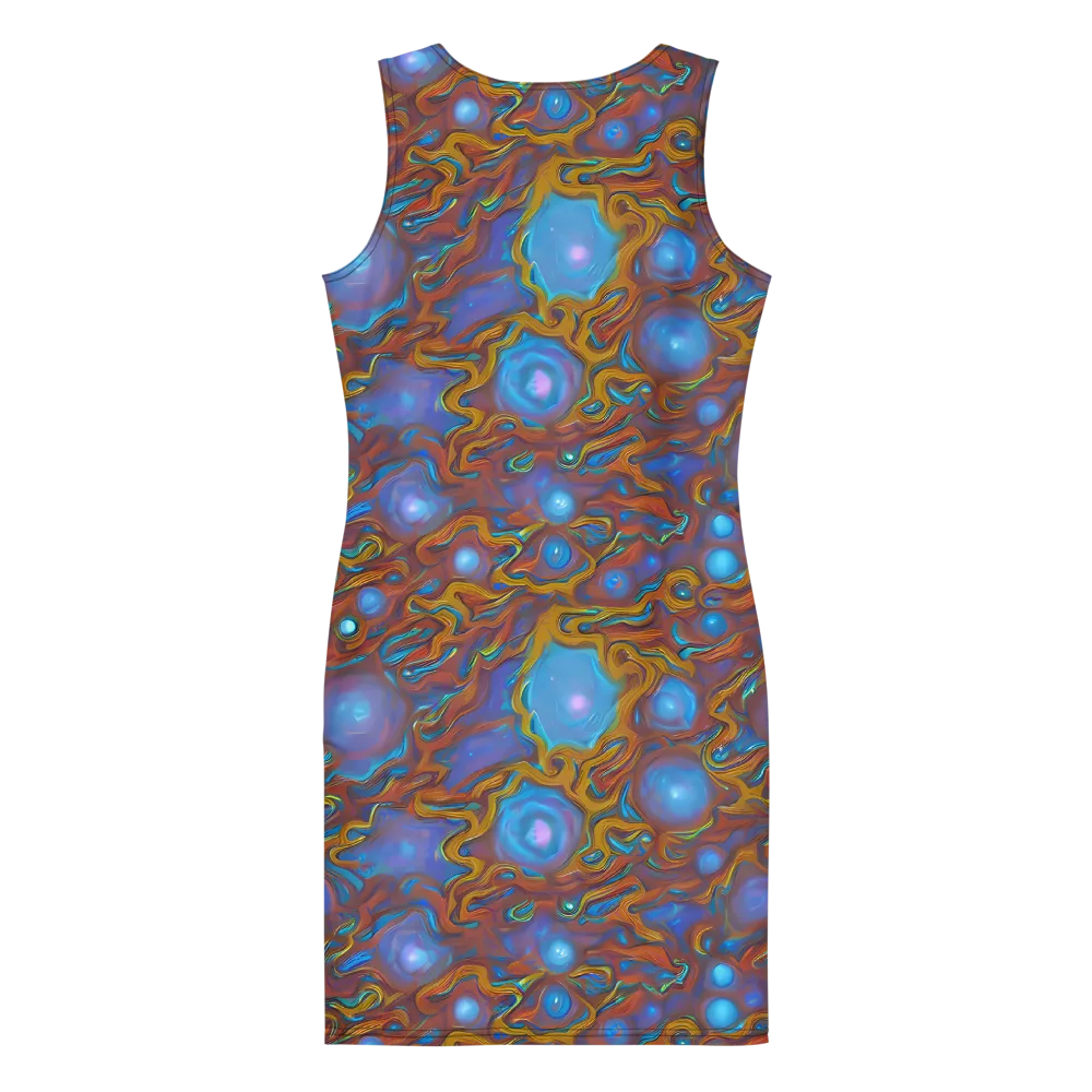 Sapphire Current on Bodycon Dress — Back