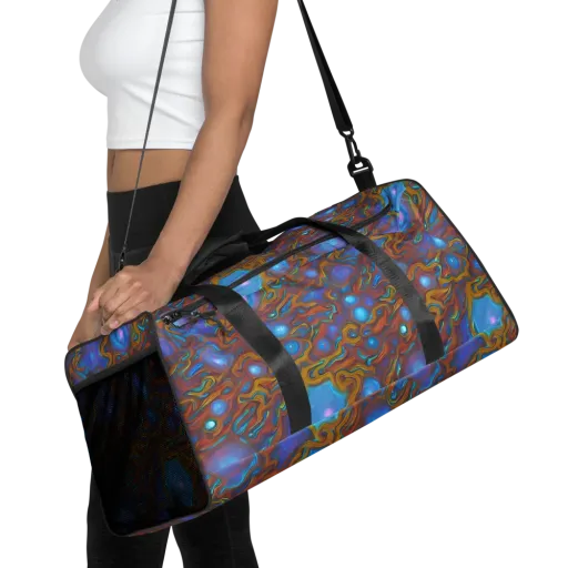 Sapphire Current on a Duffle Bag