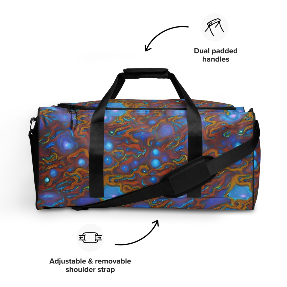 Sapphire Current on Duffle Bag — Front