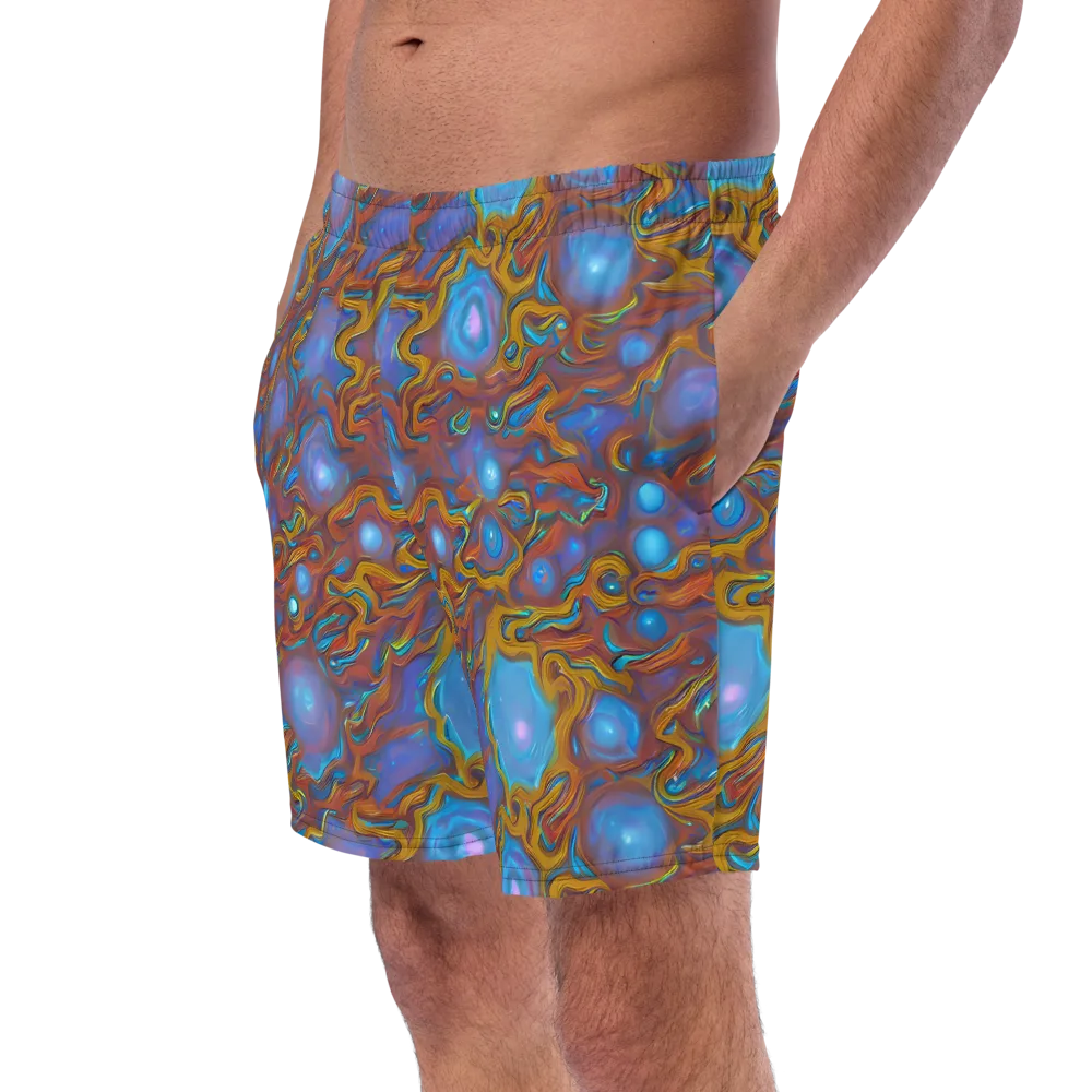 Sapphire Current on Swim Trunks — Left Front