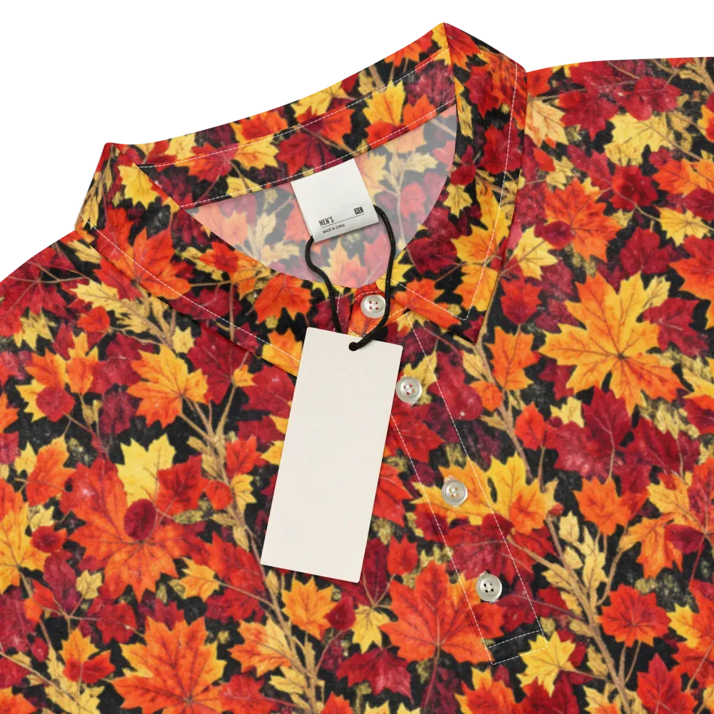 Crimson Harvest on Men's Slim Fit Polo Shirt — Product details