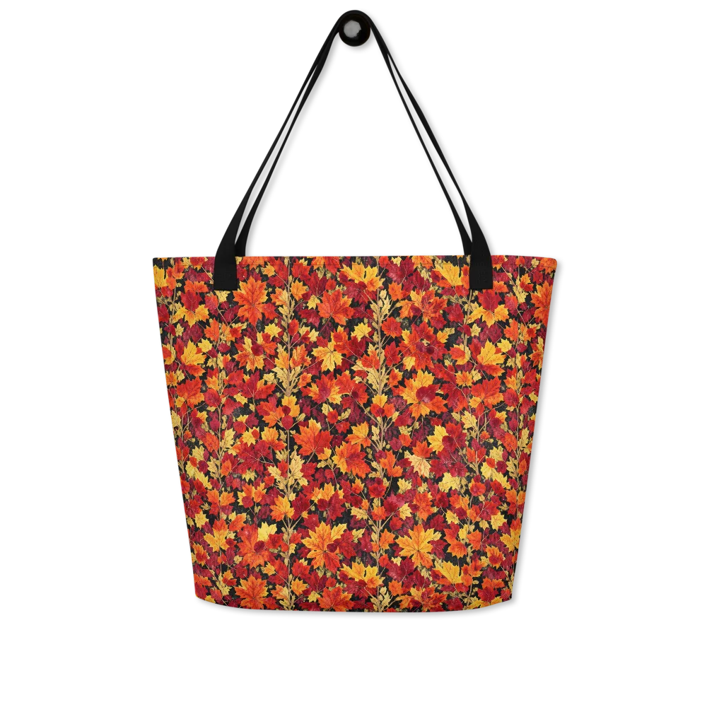 Crimson Harvest on Large Tote Bag W/ Pocket — Front