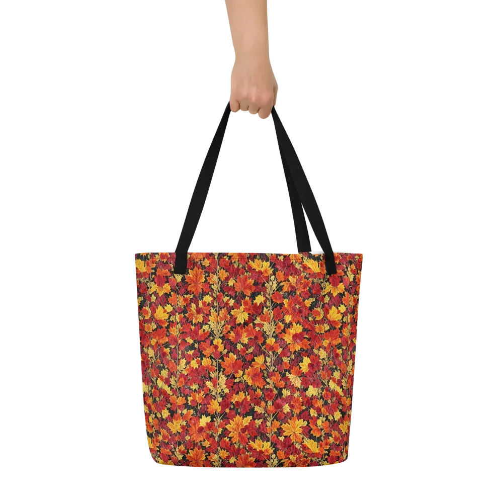 Crimson Harvest on Large Tote Bag W/ Pocket — Front