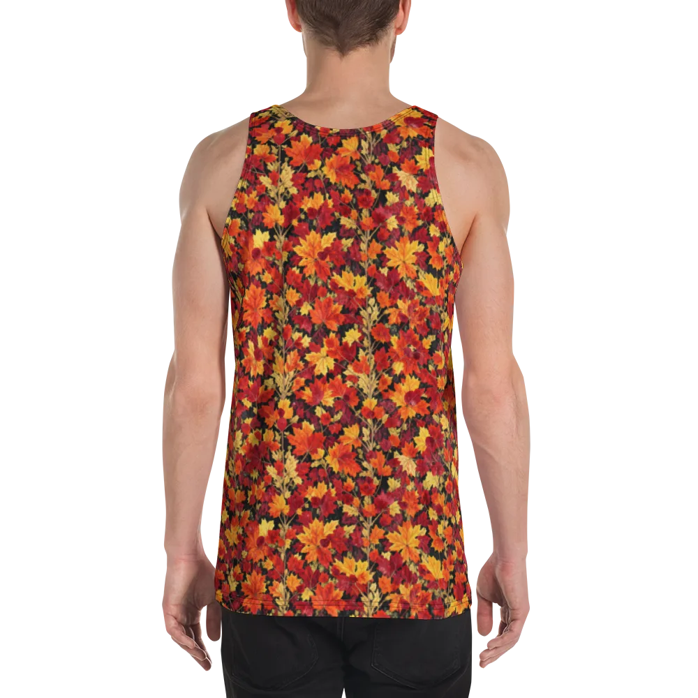 Crimson Harvest on Men's Tank Top — Back