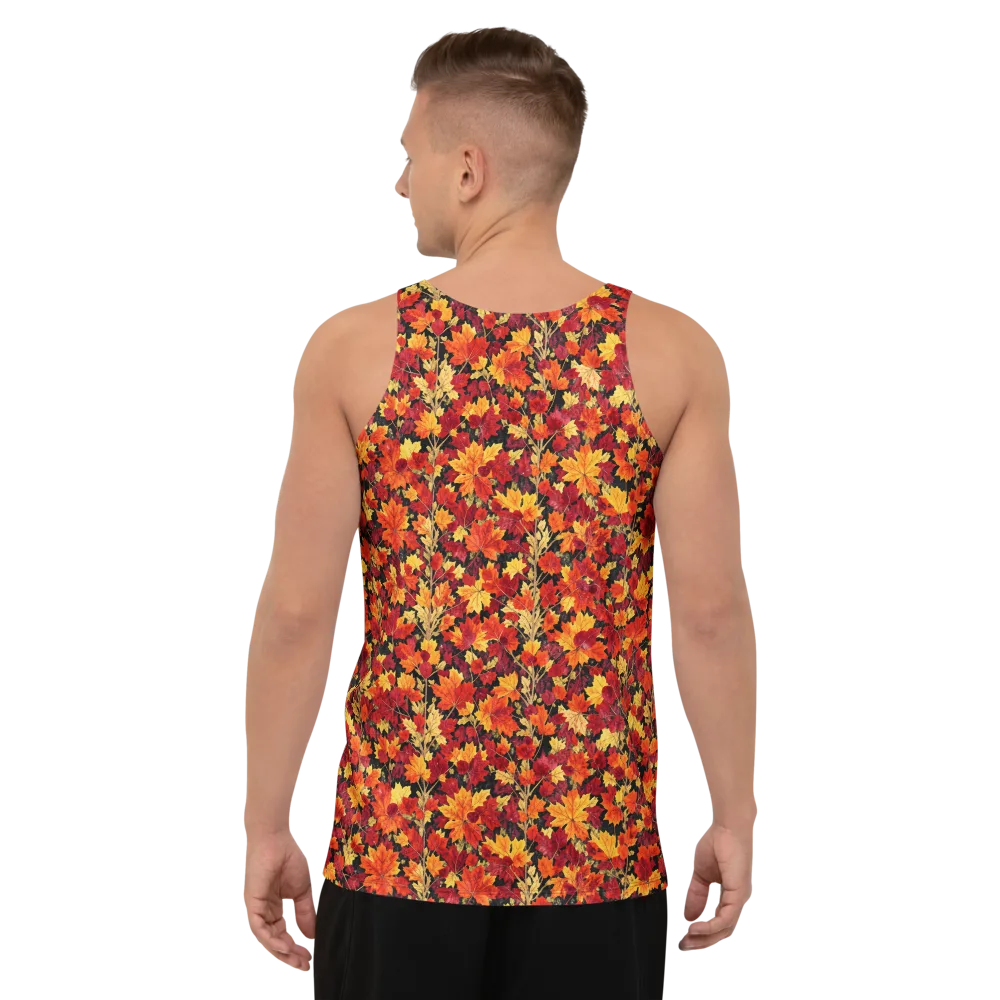 Crimson Harvest on Men's Tank Top — Back