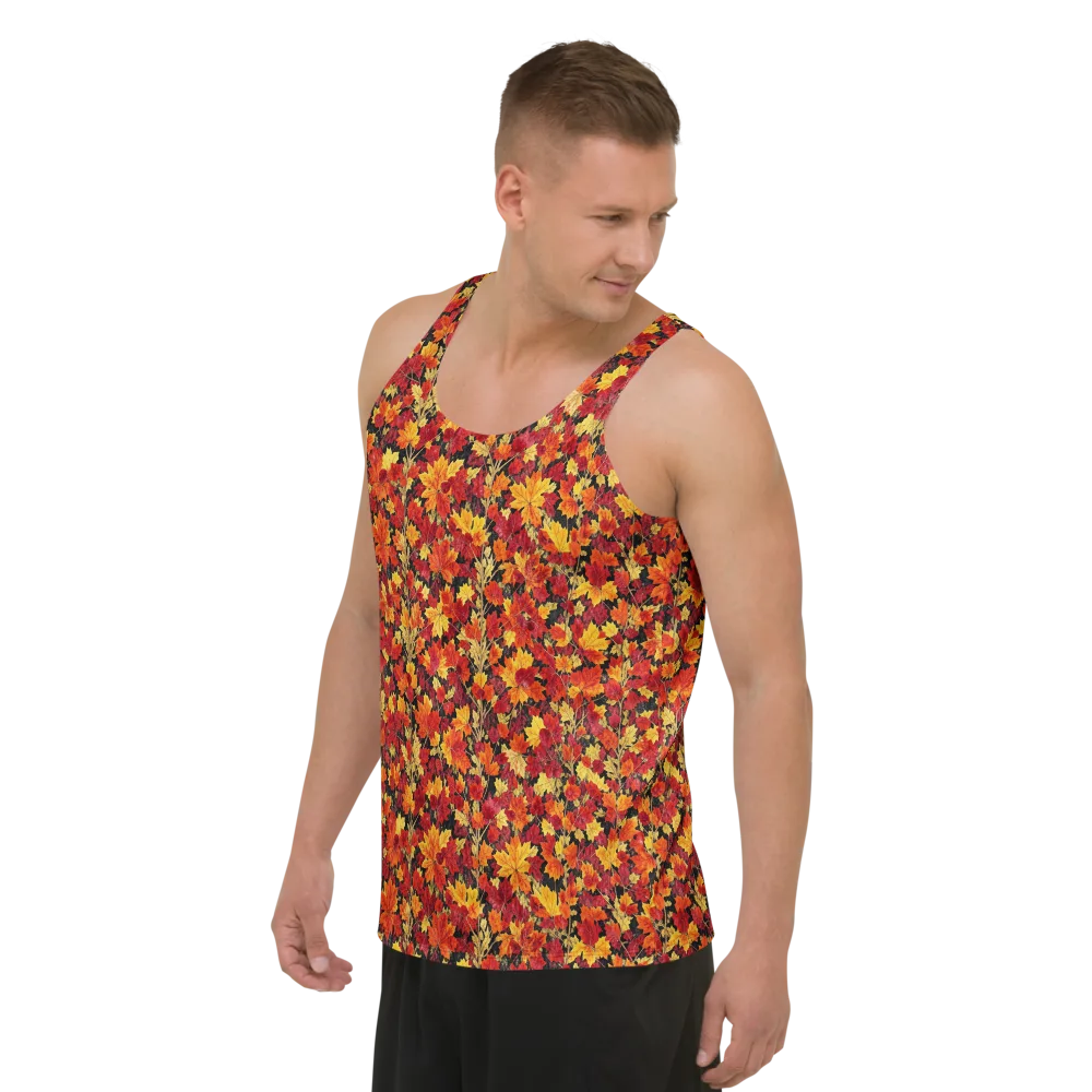 Crimson Harvest on Men's Tank Top — Left Front