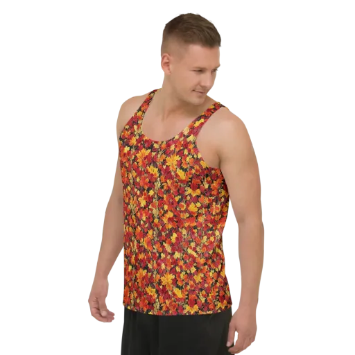 Crimson Harvest on a Men's Tank Top