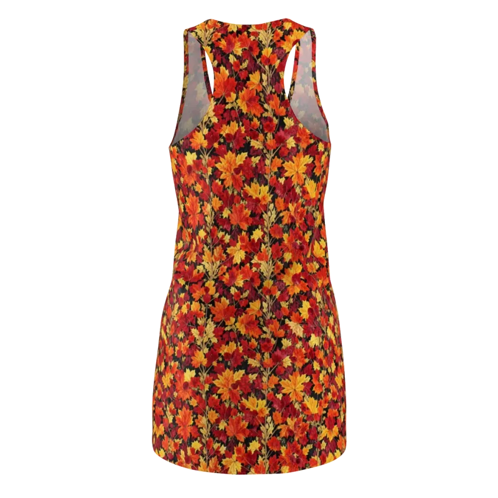Crimson Harvest on Racerback Dress — Back