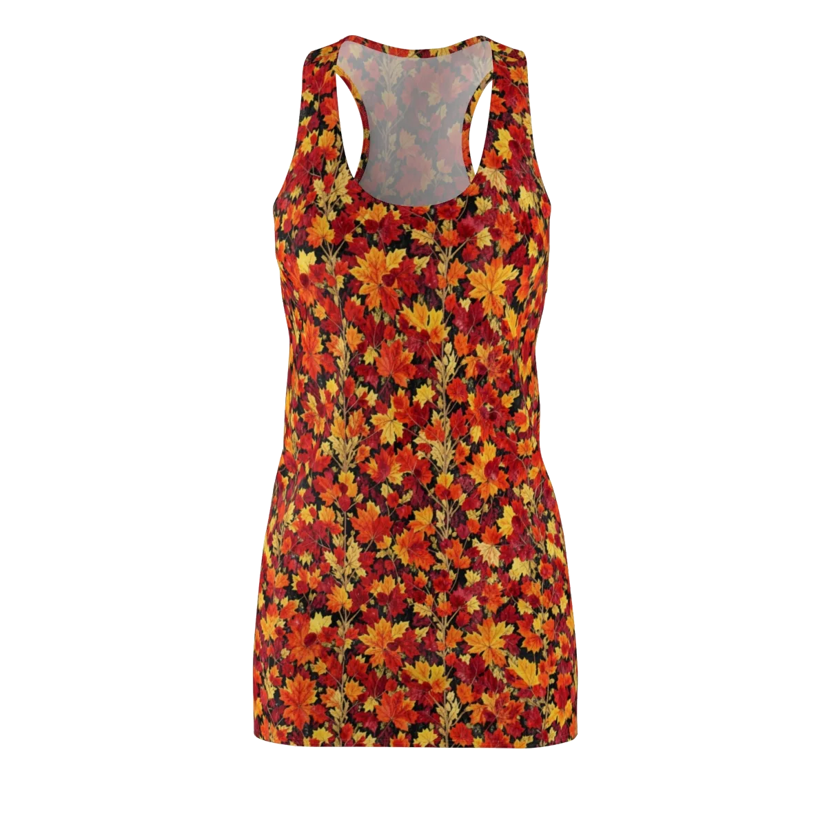 Crimson Harvest on Racerback Dress — Front