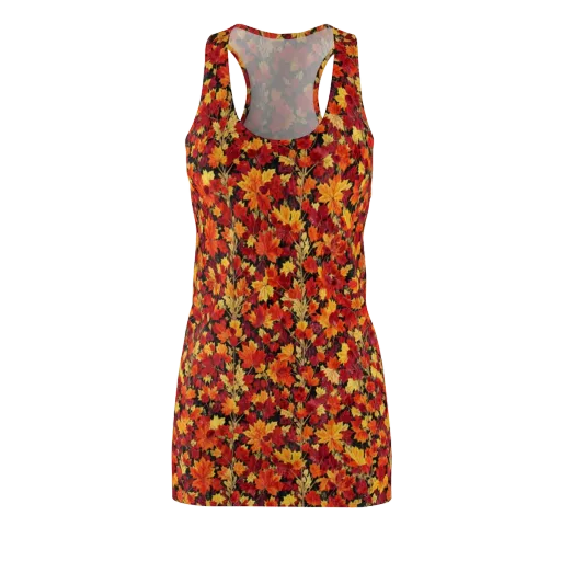 Crimson Harvest on a Racerback Dress
