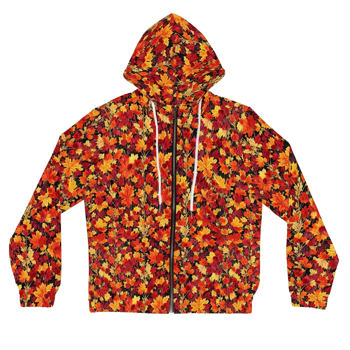 Crimson Harvest on Women's Full-Zip Hoodie — Front