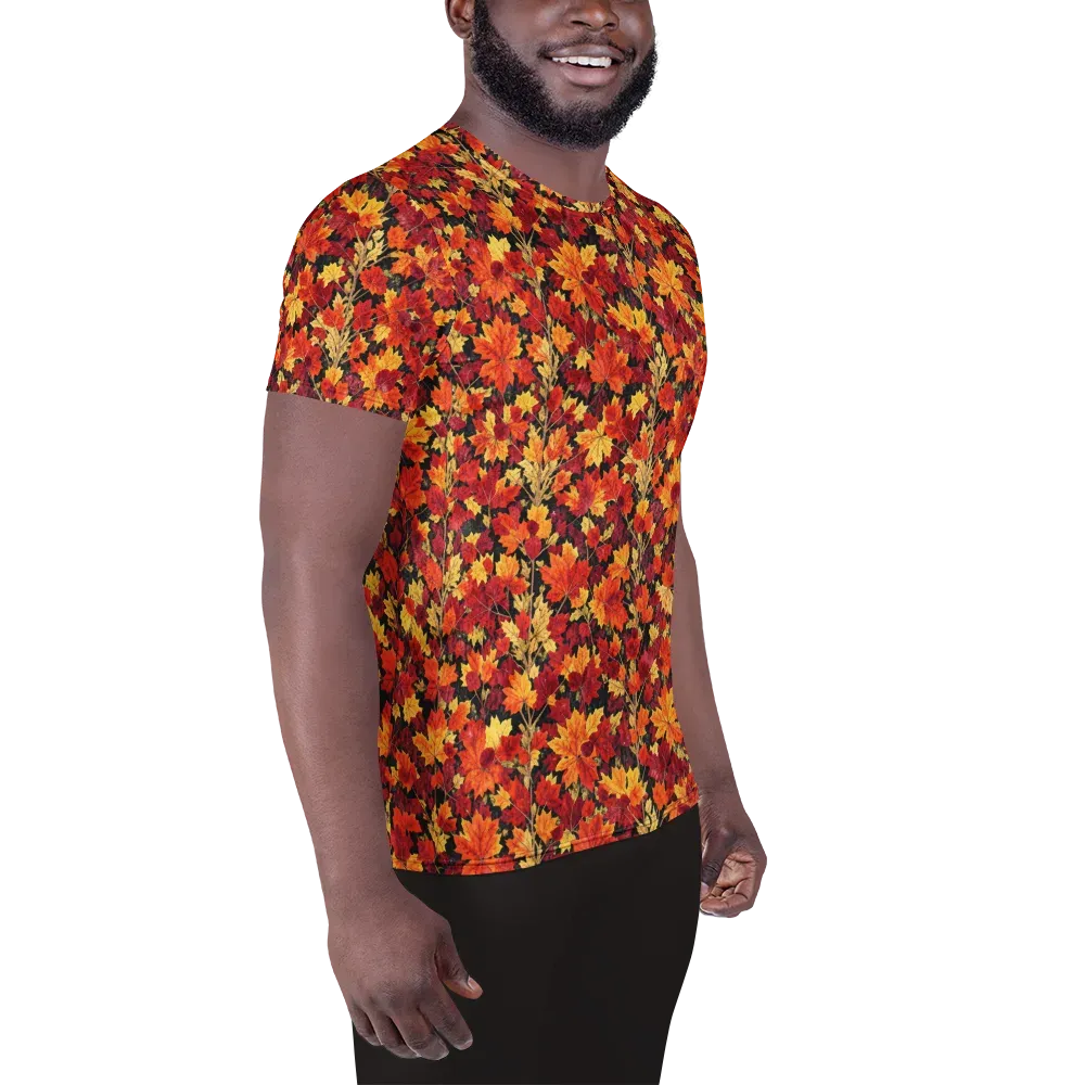 Crimson Harvest on Men's Athletic T-Shirt — Right