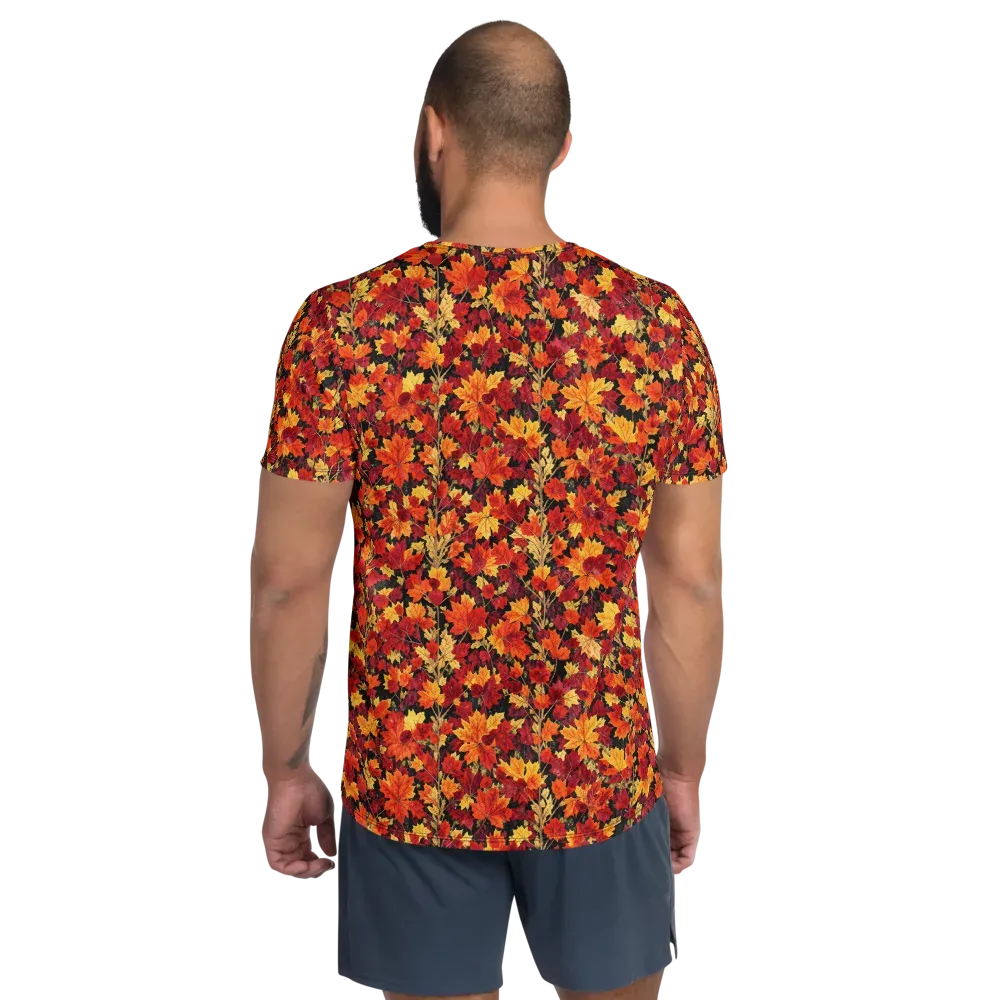 Crimson Harvest on Men's Athletic T-Shirt — Back