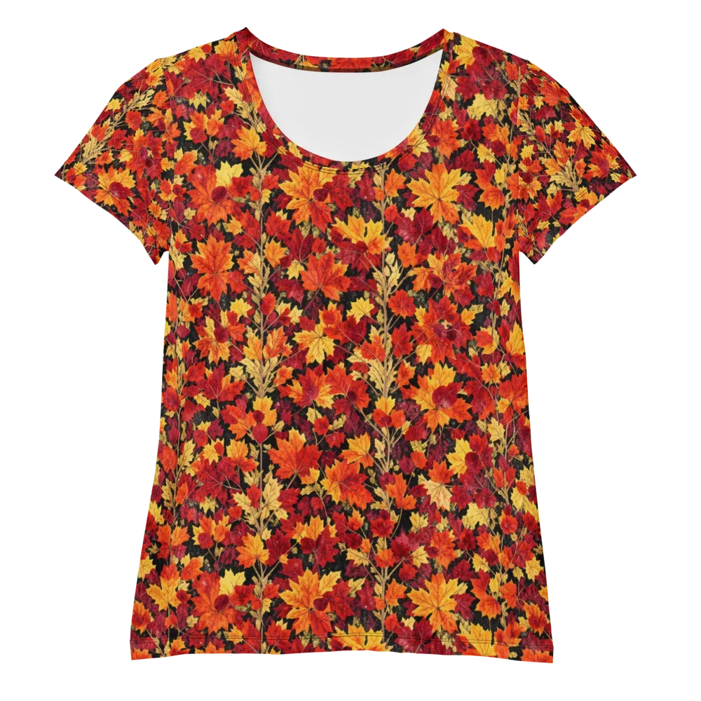 Crimson Harvest on Women's Athletic T-Shirt — Front