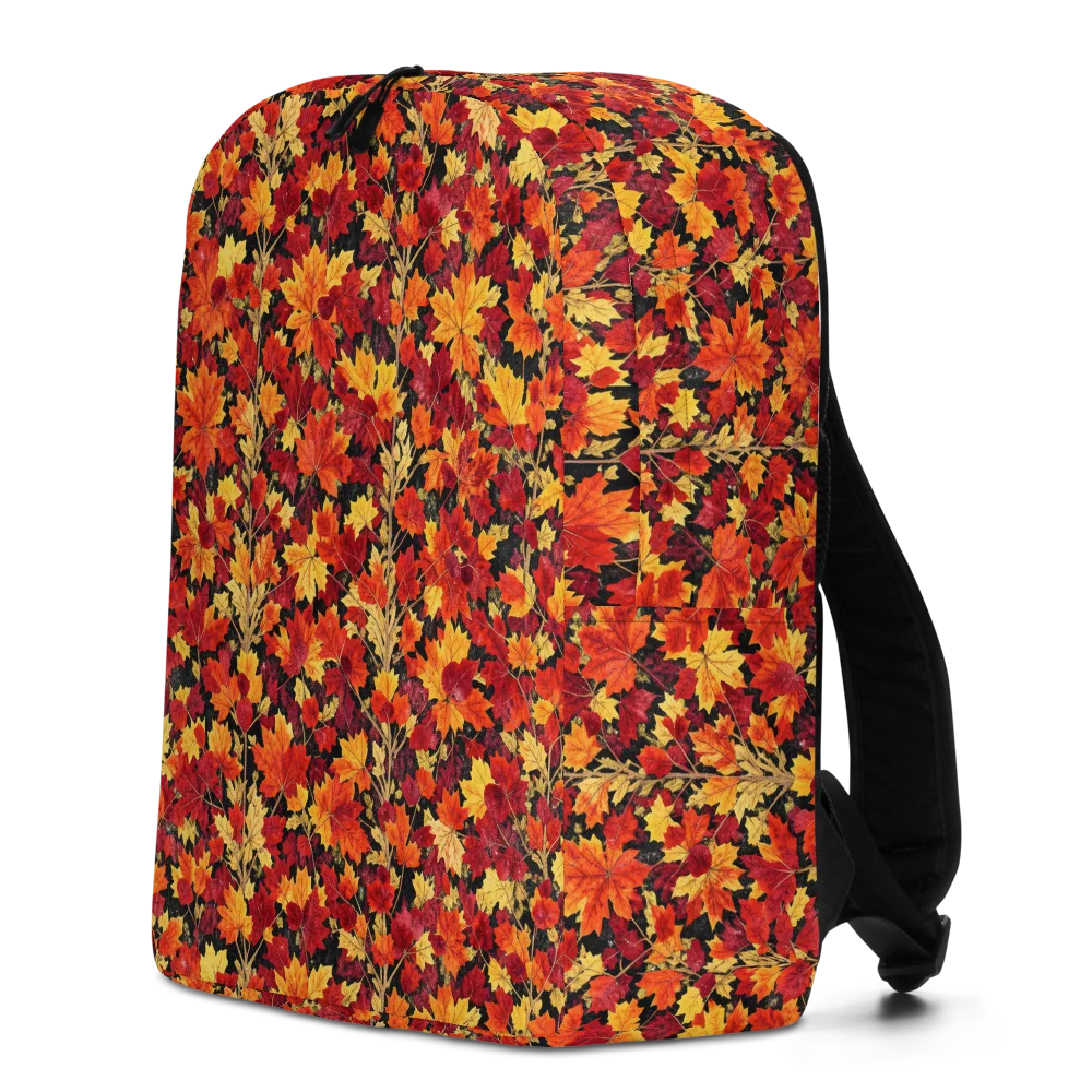 Crimson Harvest on Minimalist Backpack — Left