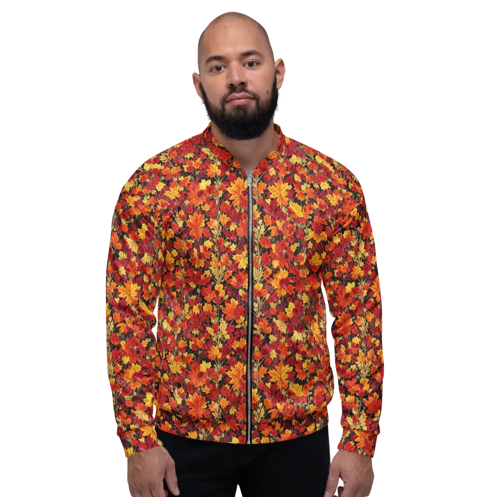 Crimson Harvest on Bomber Jacket — Front