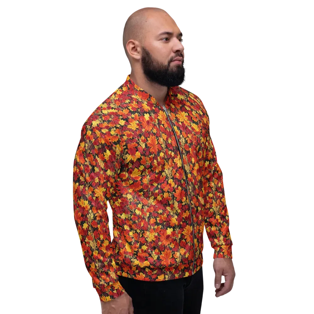 Crimson Harvest on Bomber Jacket — Right
