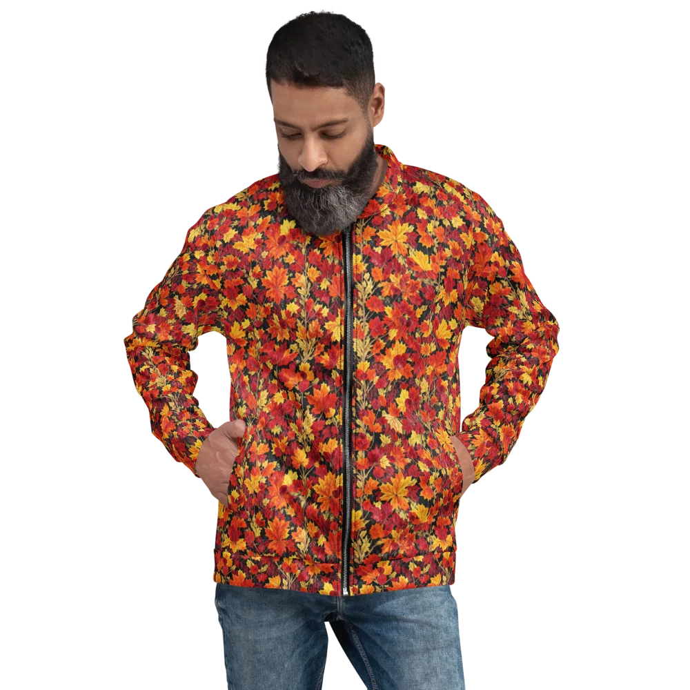 Crimson Harvest on Bomber Jacket — Front
