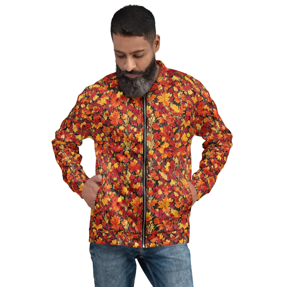 Crimson Harvest on Bomber Jacket — Front