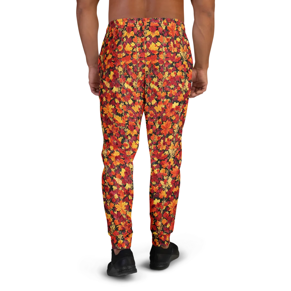 Crimson Harvest on Men's Joggers — Back