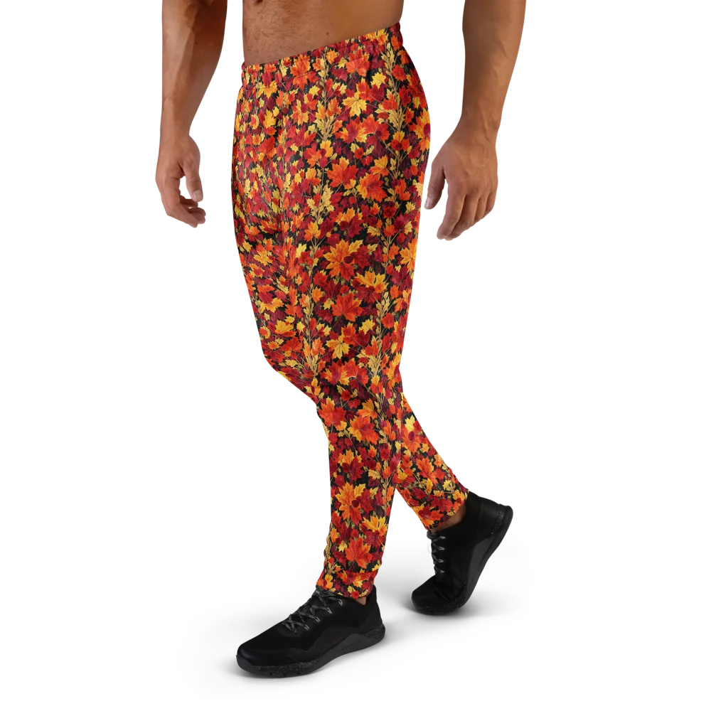 Crimson Harvest on Men's Joggers — Left