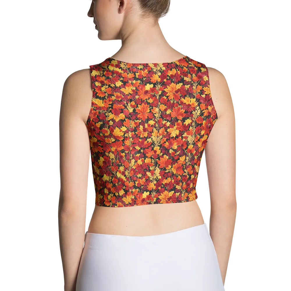 Crimson Harvest on Crop Top — Back