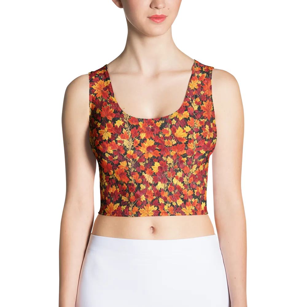 Crimson Harvest on Crop Top — Front