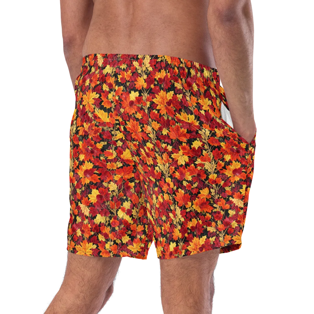 Crimson Harvest on Swim Trunks — Right Back