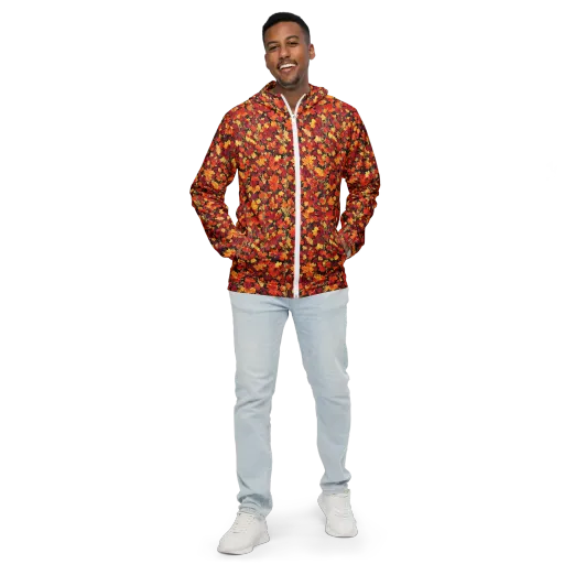 Crimson Harvest on a Men's Windbreaker