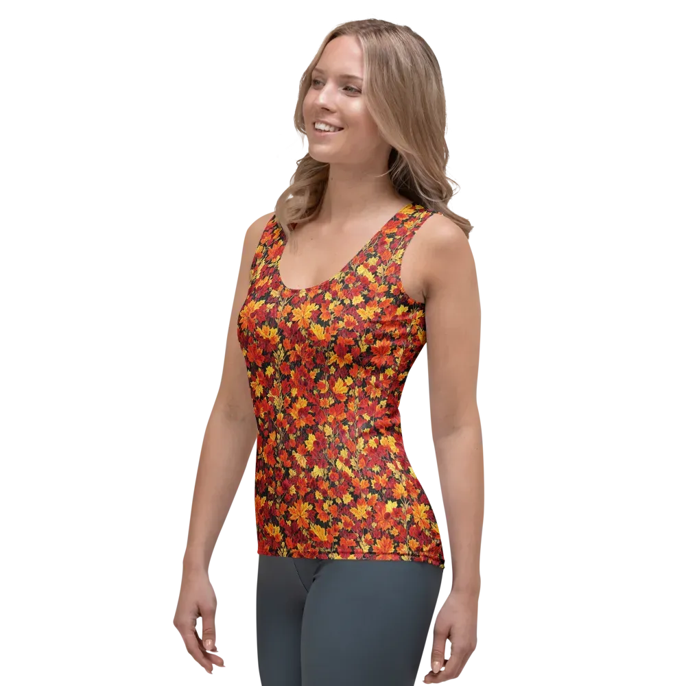 Crimson Harvest on Women's Tank Top — Left Front