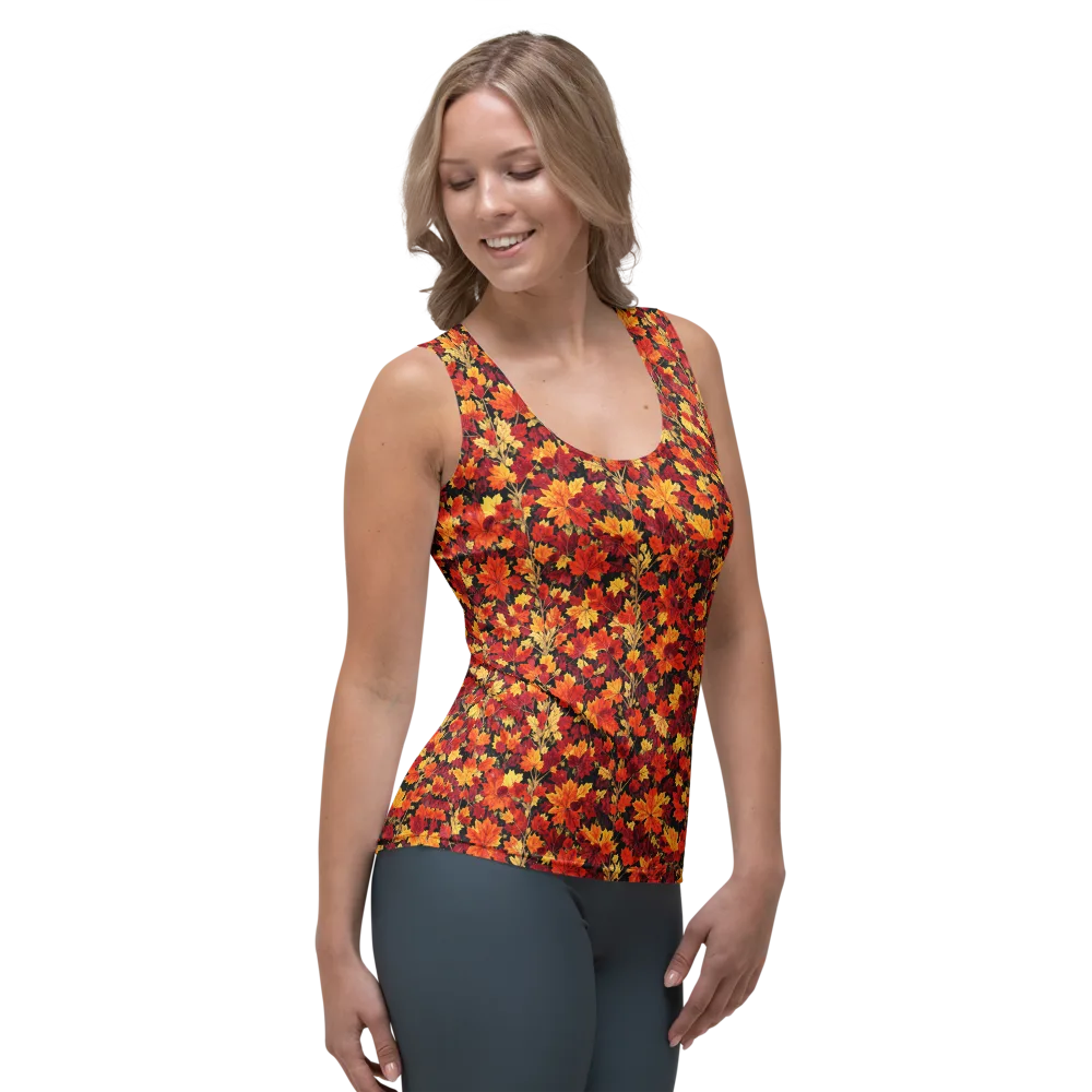 Crimson Harvest on Women's Tank Top — Right Front