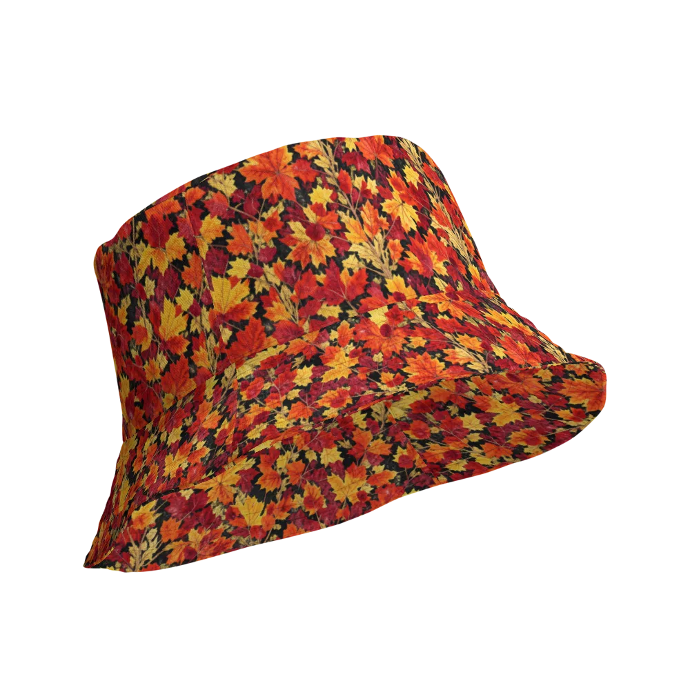 Crimson Harvest on Reversible Bucket Hat — Product details Outside
