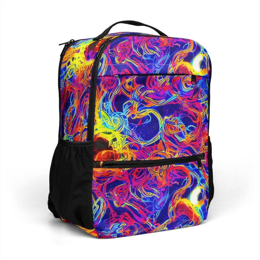 Firefly Frenzy on Utility Backpack — Right Front