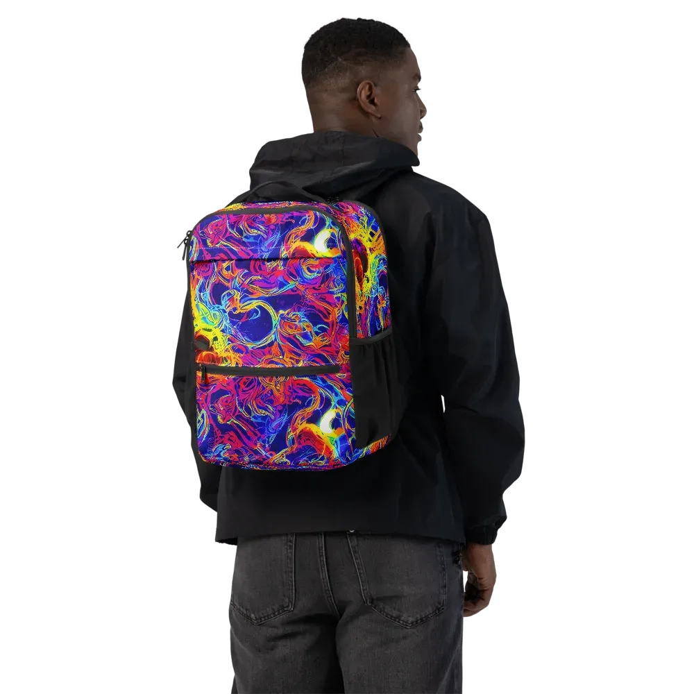 Firefly Frenzy on Utility Backpack — Back