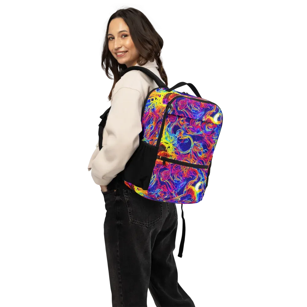 Firefly Frenzy on Utility Backpack — Back