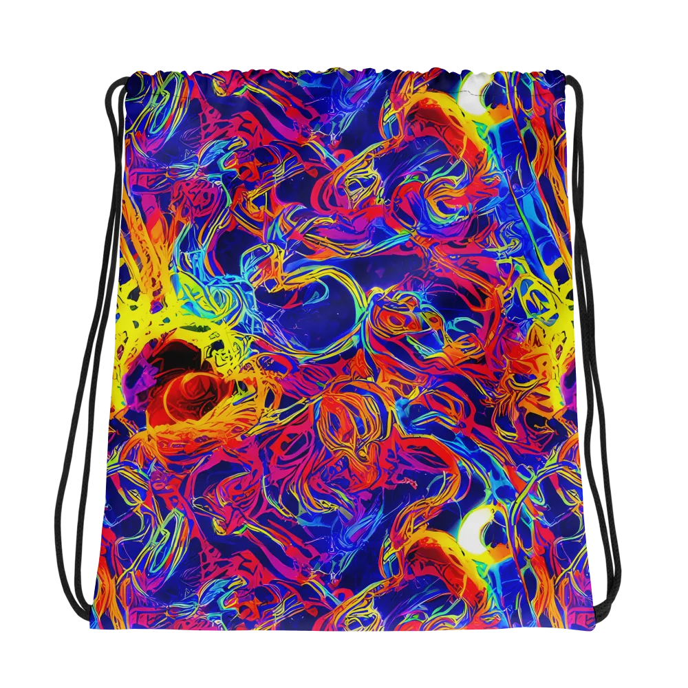 Firefly Frenzy on Drawstring Bag — Photo