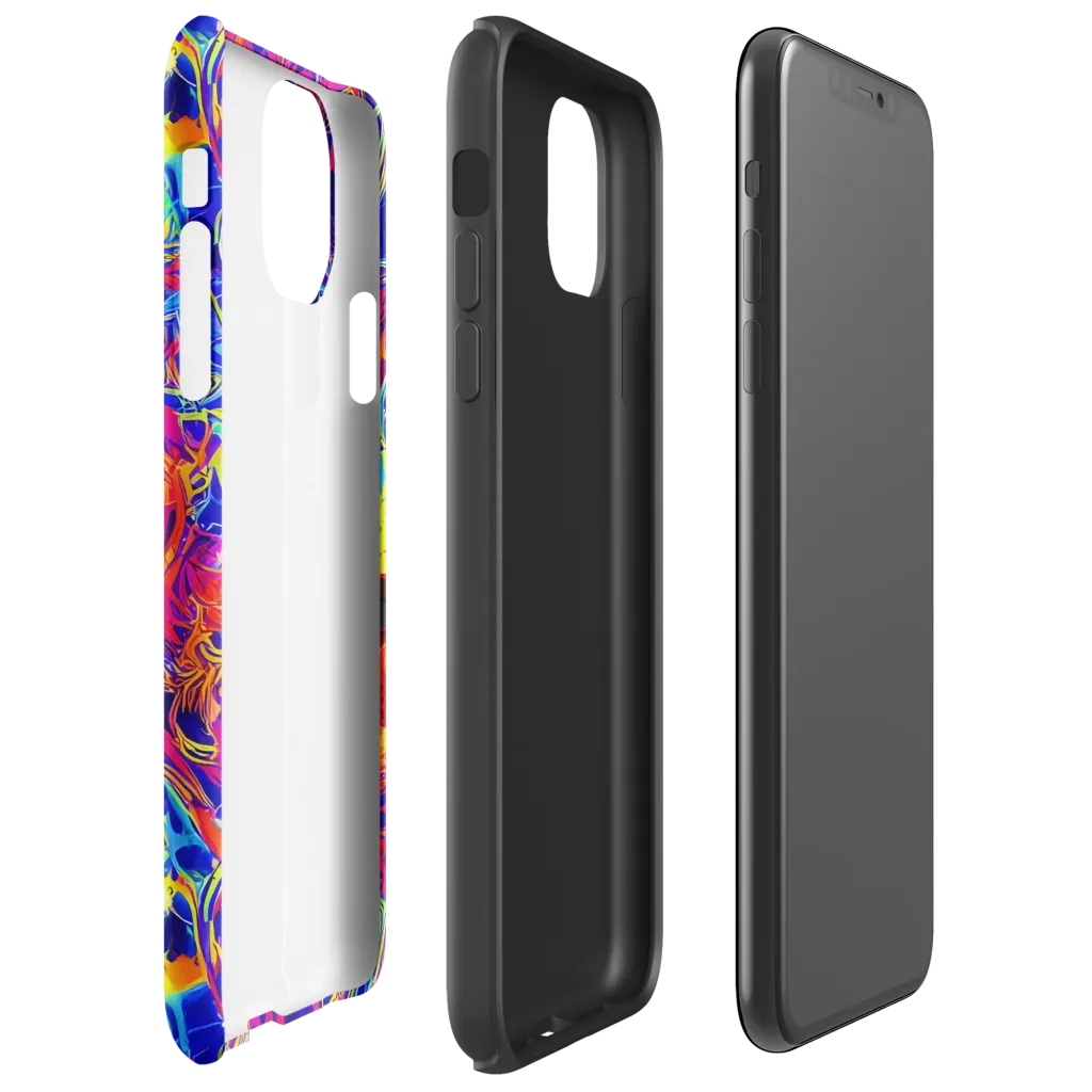 Firefly Frenzy on Tough Case for iPhone® — Right