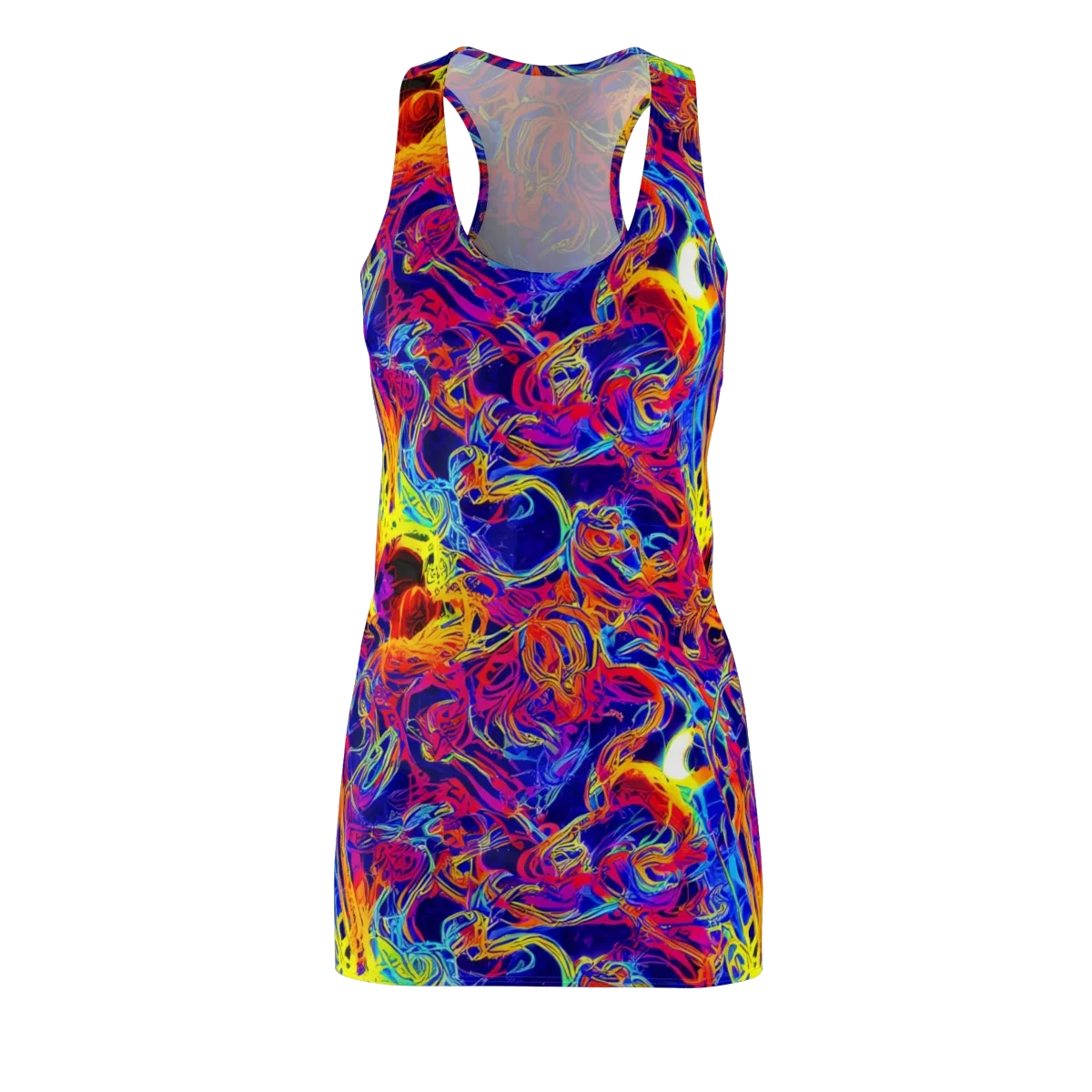 Firefly Frenzy on Racerback Dress — Front